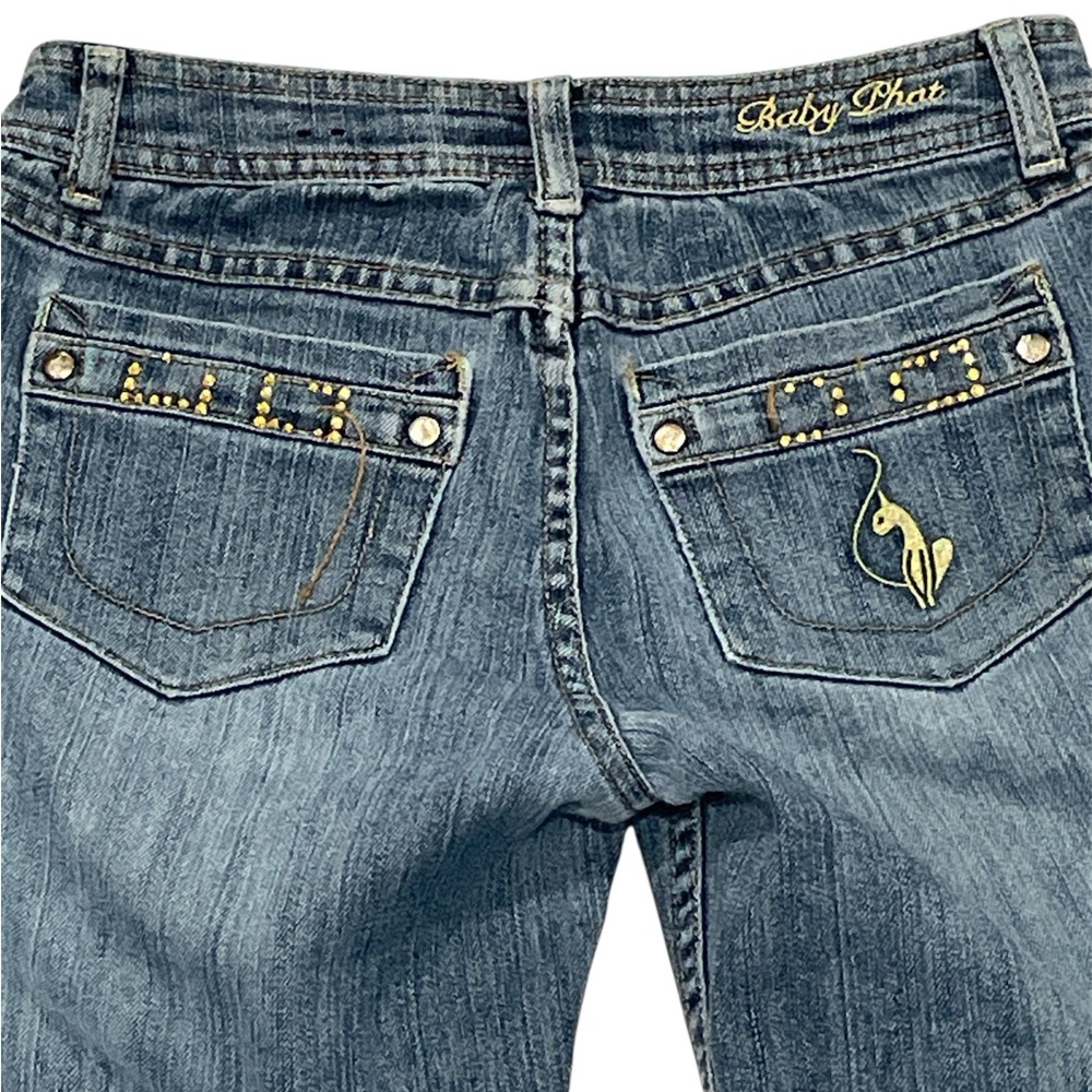 Baby Phat Girl’s Classic Blue Jeans Size 10 - Picture 5 of 5